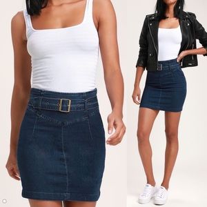 🆕 Free People Indigo Denim Pencil Skirt